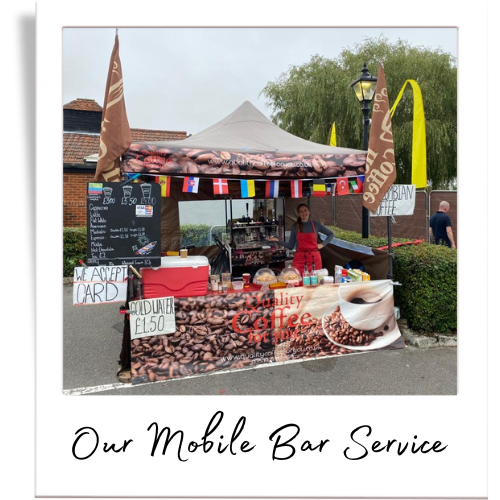 Mobile Coffee Bar Service from Quality Coffee For You