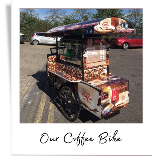 Mobile Coffee Bike Service from Quality Coffee For You