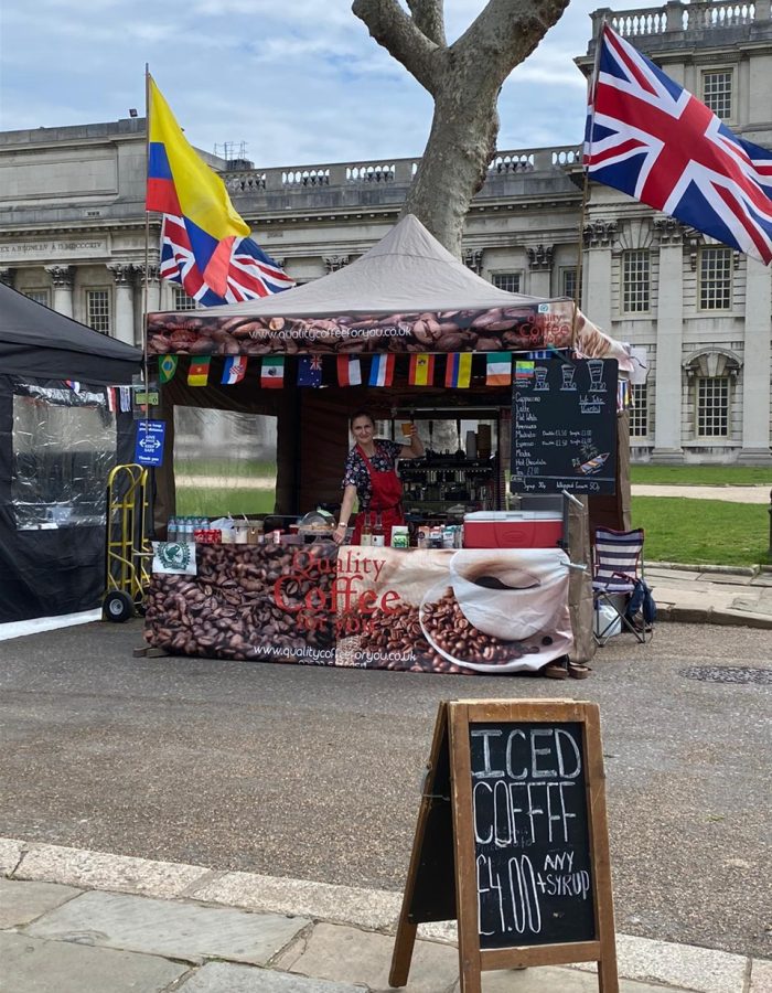 Quality Coffee For You at the Naval College in Greenwich in 2022